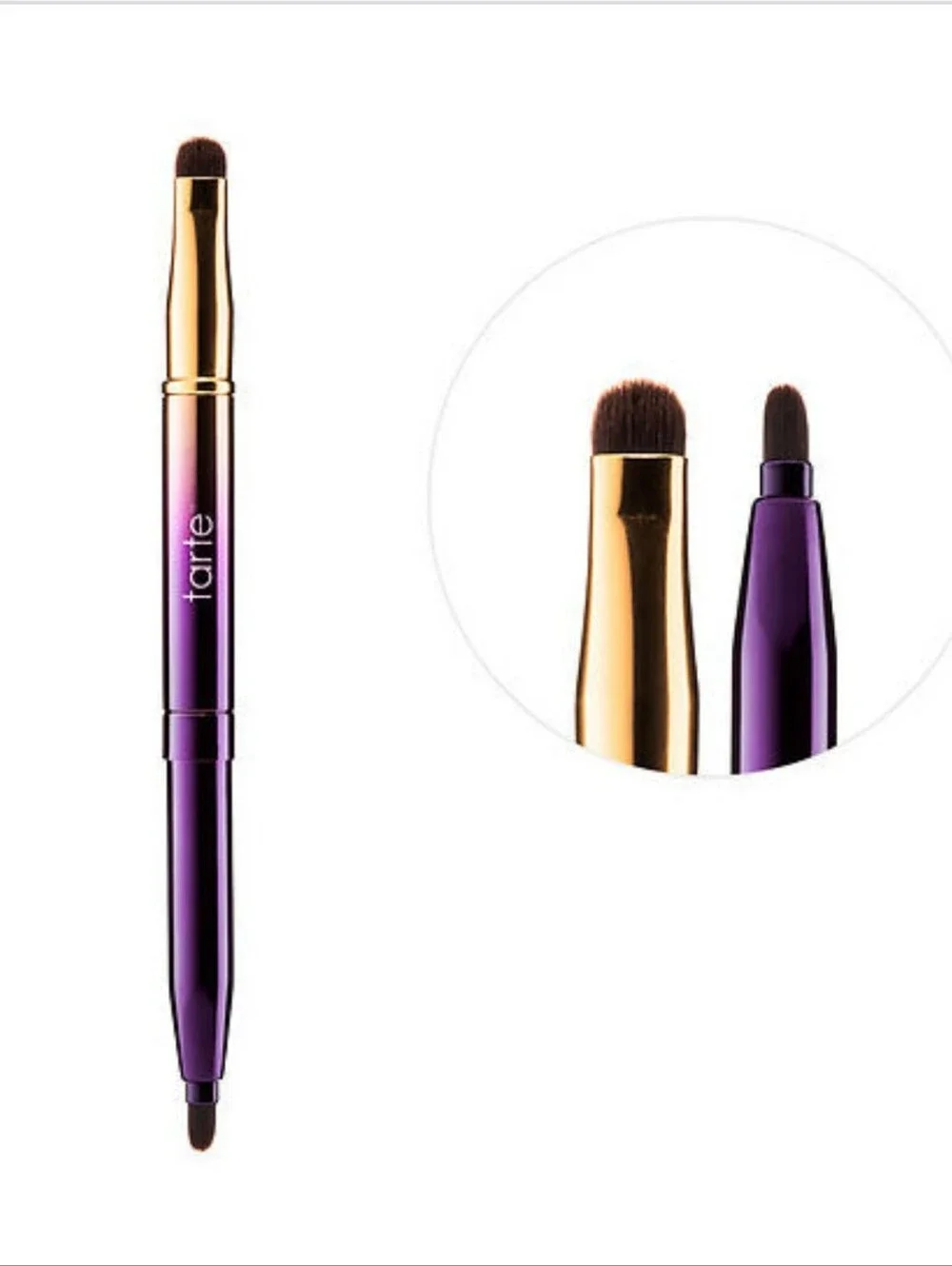 TARTE Rainforest of the Sea Lip Retrackable Brush & Sequence Makeup Bag NEW NWT